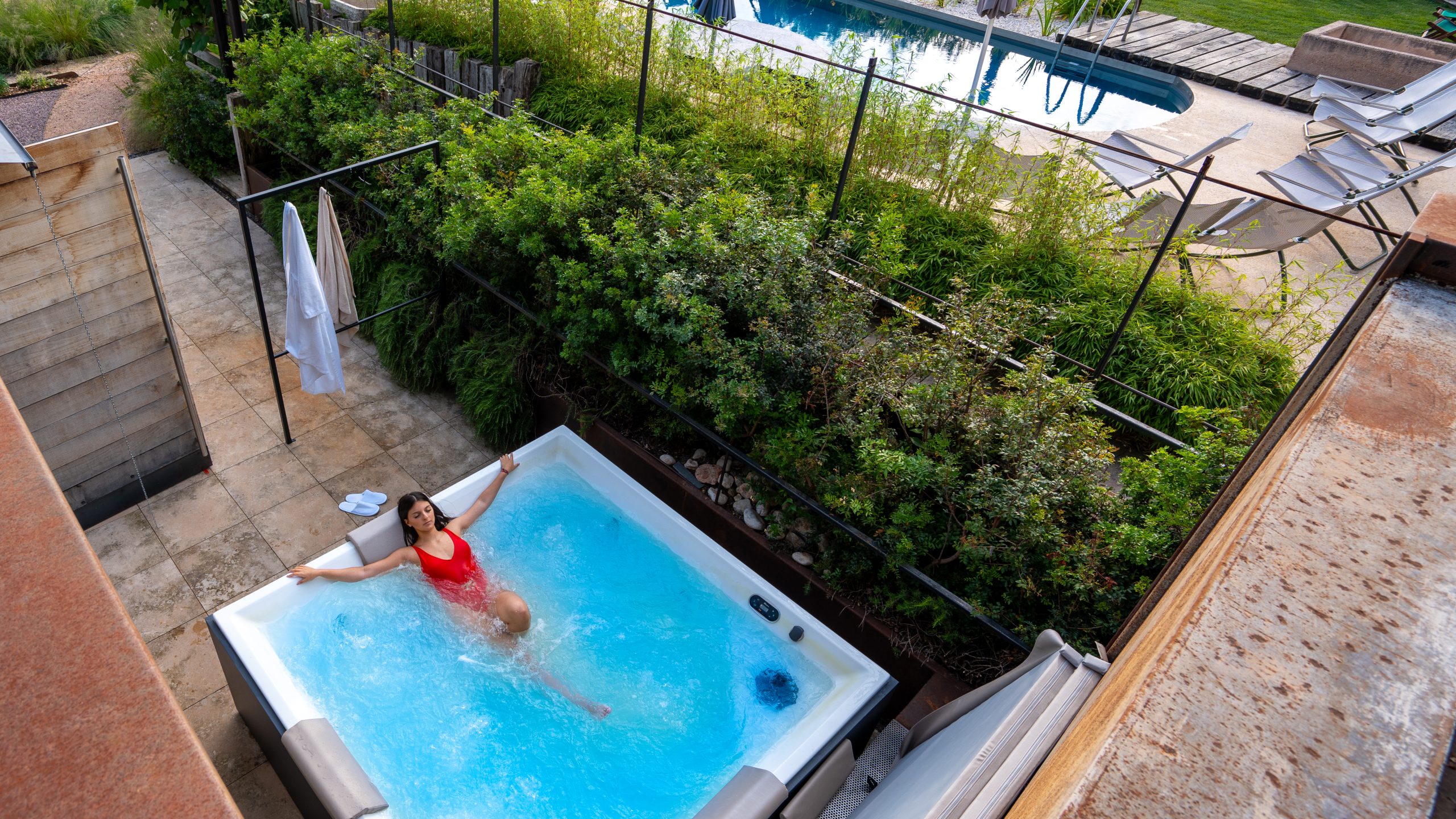 Atmosphere of the SPA at Villa Balis Crema in Valpantena